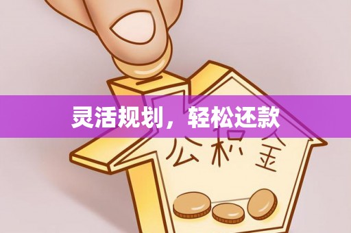 富川灵活规划，轻松还款