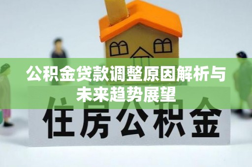 富川公积金贷款调整原因解析与未来趋势展望